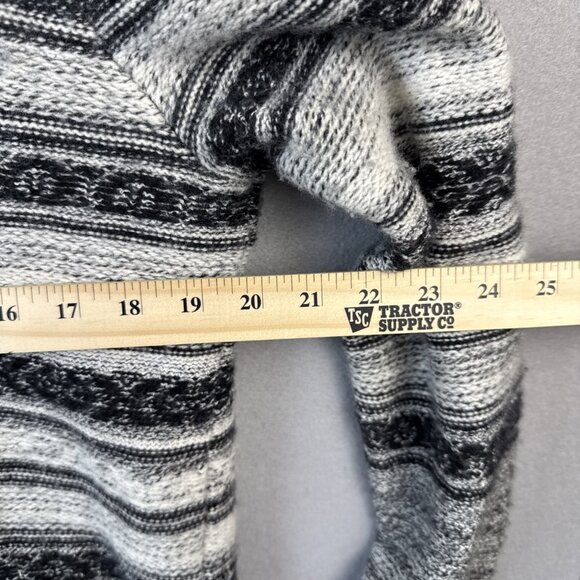 Banana Republic Cardigan Mens M Striped Shawl Collar Merino Wool Blend Grandpa - Picture 5 of 12